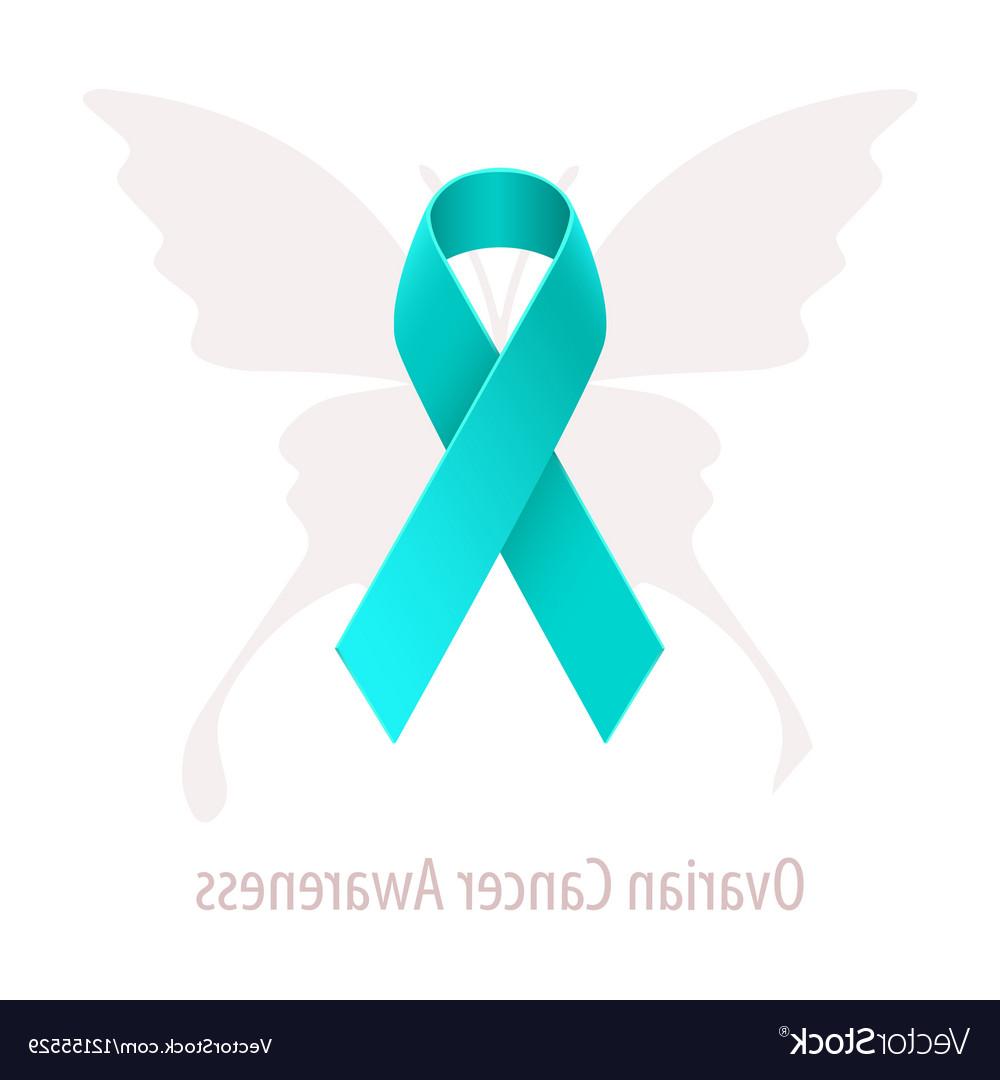 1000x1080 Best Ovarian Cancer Ribbon Vector Image Free Vector Art, Images