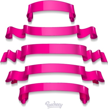 365x368 Pink Ribbon Template