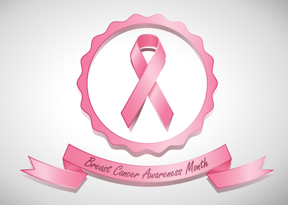 572x407 Breast Cancer Awareness Ribbon Vector Free Vector Download