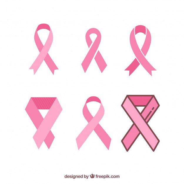 626x626 Set Of Pink Ribbons Symbols For Breast Cancer Vector Free Download