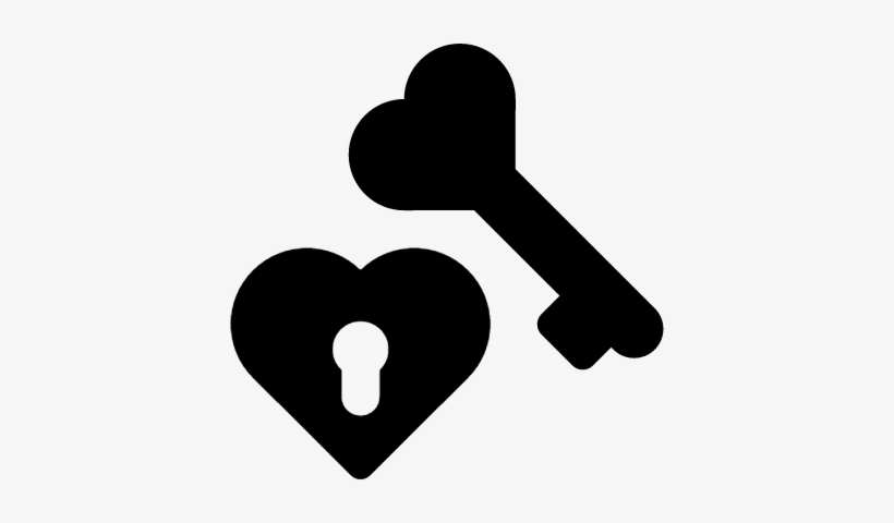 820x480 Heart Lock And Key Vector