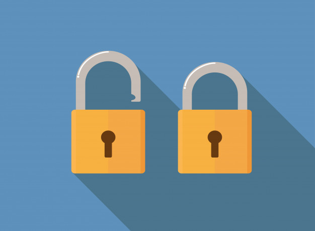 626x459 De Vector De Estilo Plano De Icono De Candado