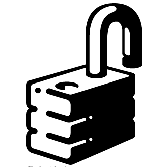 332x332 Vector De Candado