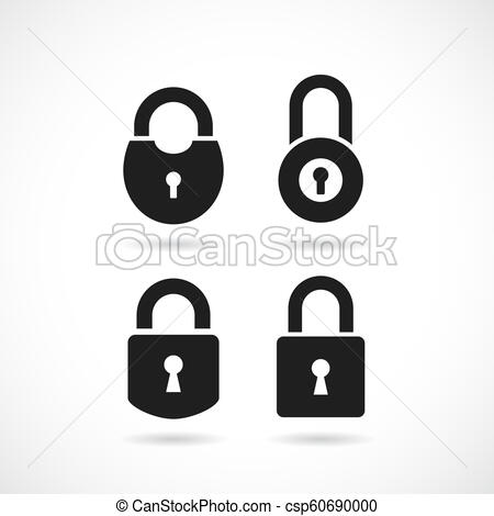 450x470 Candado, Vector, Icono Conjunto, Viejo, Iconos, Candado, Vector