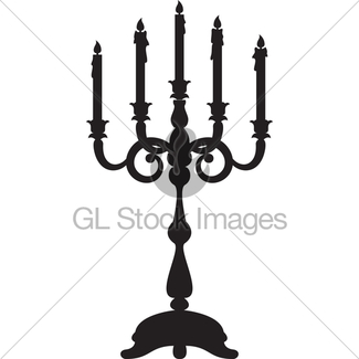 325x325 Candelabra Candlestick Chandelier Candle Vector Isolated Gl