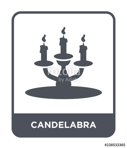 430x500 Candelabra Icon Vector Stock Image And Royalty Free Vector
