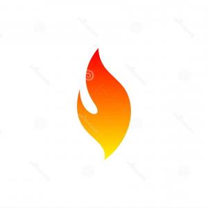 300x300 Photostock Vector Flame Vector Icon Fire Symbol Studiogrfx
