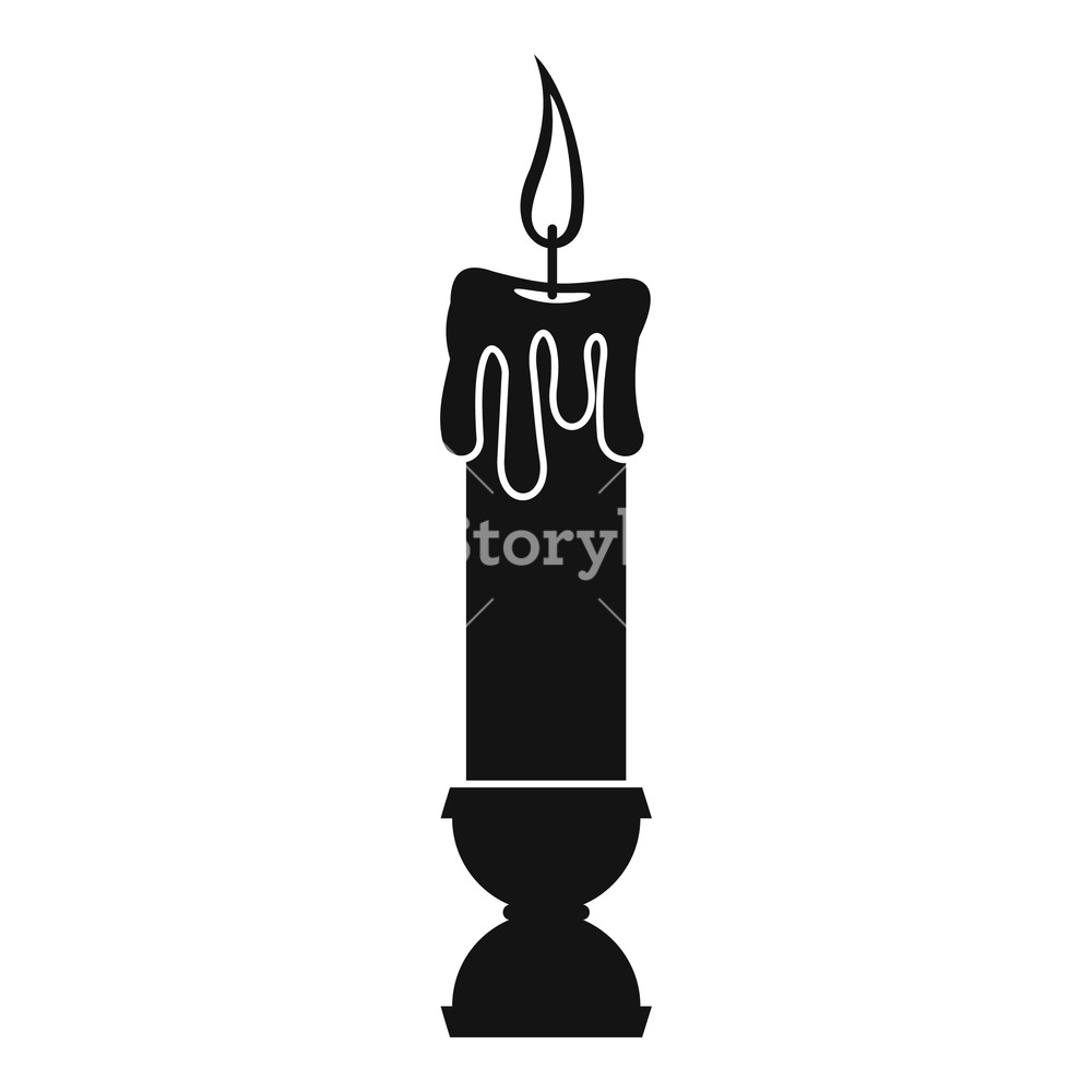 Candle Icon Simple Illustration Of Candle Vector Icon For Web 1000x1000 Candle Icon Simple Illustration Of Candle Vector Icon For Web
