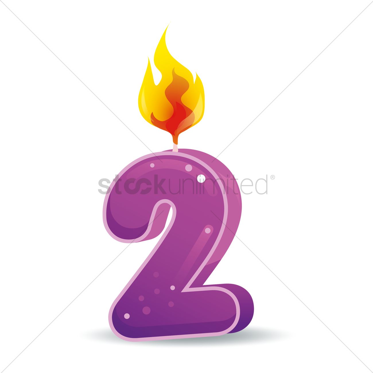 Free Number Candle Vector Image 1300x1300 Free Number Candle Vector Image