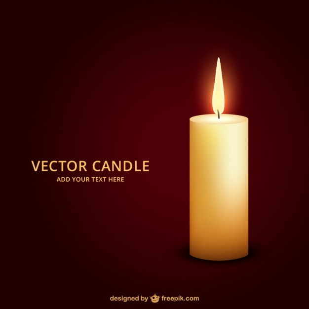 Lighted Candle Vector Free Download 626x626 Lighted Candle Vector Free Download