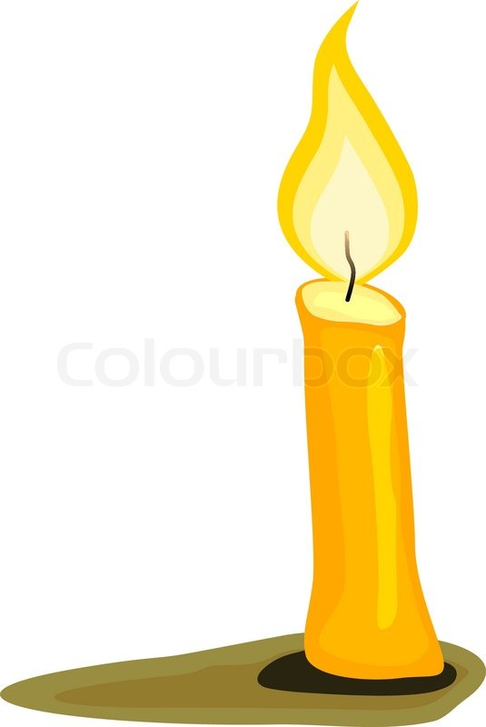 Vector Illustration Of A Candle Stock Vector Colourbox 535x800 Vector Illustration Of A Candle Stock Vector Colourbox