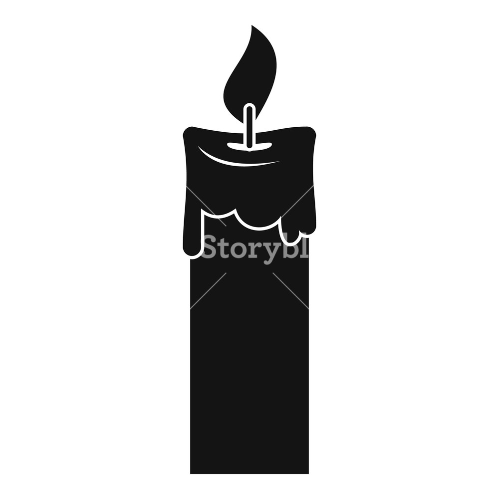 Candle Icon Simple Illustration Of Candle Vector Icon For Web 1000x1000 Candle Icon Simple Illustration Of Candle Vector Icon For Web