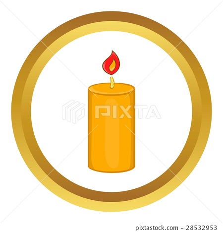 Christmas Candle Vector Icon 450x468 Christmas Candle Vector Icon