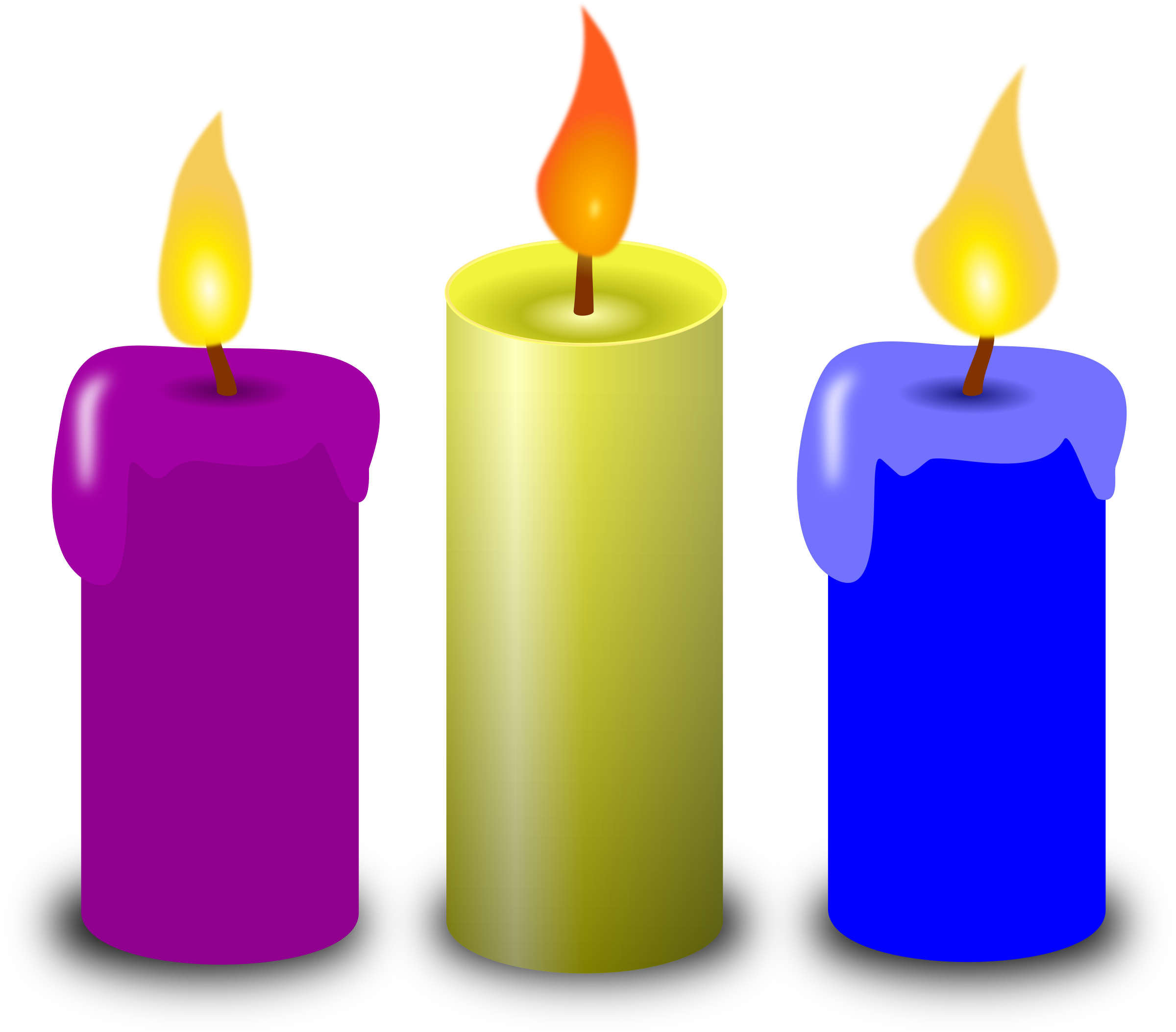 Colored Candles Vector Clipart Image 2400x2107 Colored Candles Vector Clipart Image