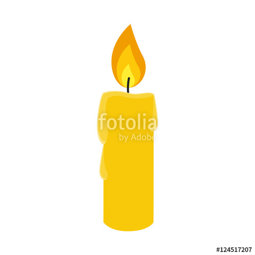 Flat Icon Candle Vector Illustration Stock Image And Royalty 500x500 Flat Icon Candle Vector Illustration Stock Image And Royalty