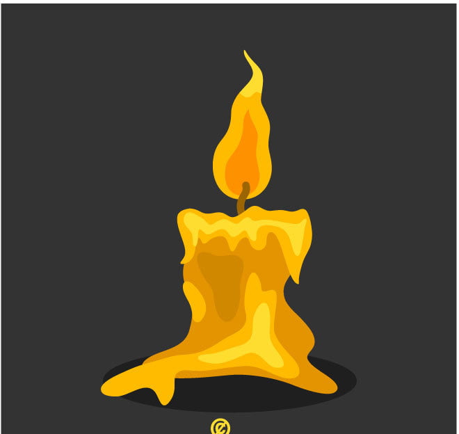 Melting Candle Vector Image Free Graphics Uihere 660x624 Melting Candle Vector Image Free Graphics Uihere