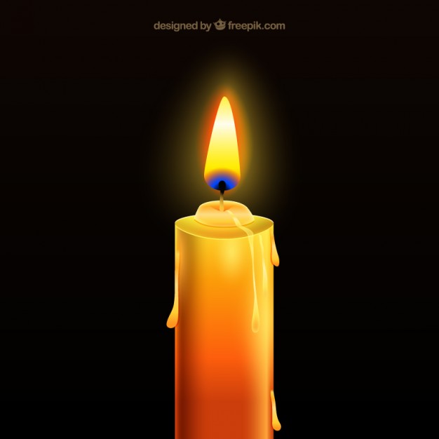 Realistic Candle Vector Free Download 626x626 Realistic Candle Vector Free Download
