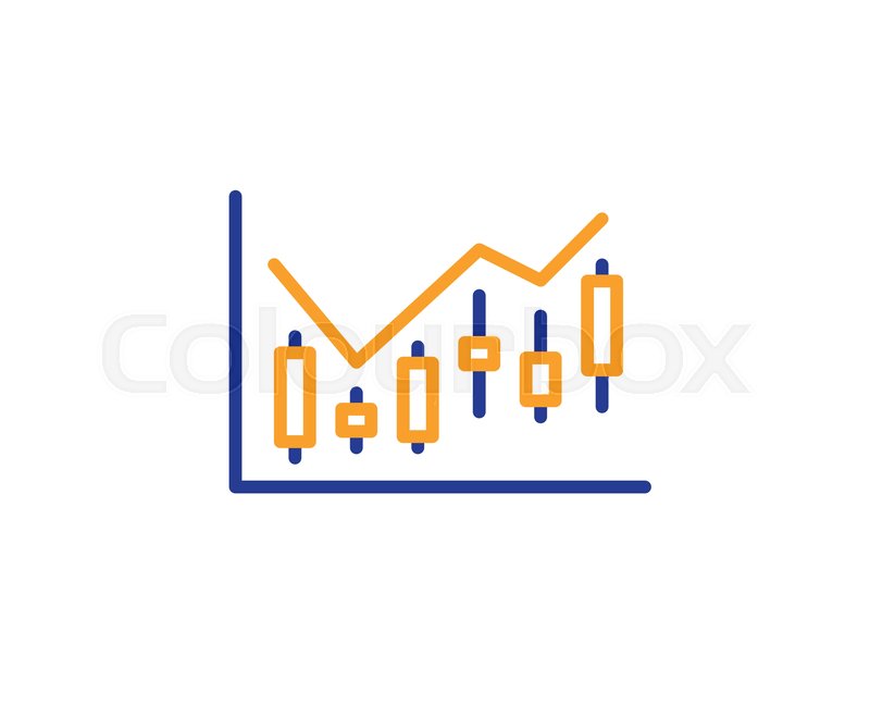 Candlestick Chart Line Icon Financial Stock Vector Colourbox 800x647 Candlestick Chart Line Icon Financial Stock Vector Colourbox
