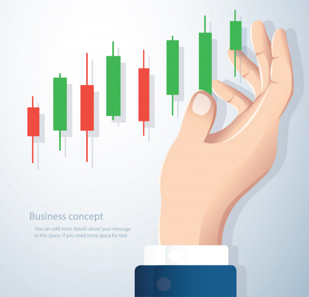 Hand Holding A Candlestick Chart Stock Market Vector Background 626x602 Hand Holding A Candlestick Chart Stock Market Vector Background