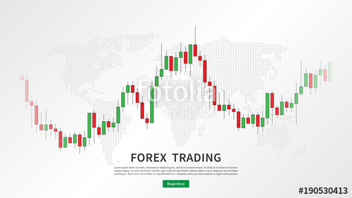 Stock Market Candlestick Chart With World Map Vector Illustration 500x281 Stock Market Candlestick Chart With World Map Vector Illustration