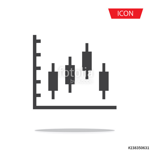Candlestick Chart Vector Icon Isolated On White Background Stock 500x500 Candlestick Chart Vector Icon Isolated On White Background Stock