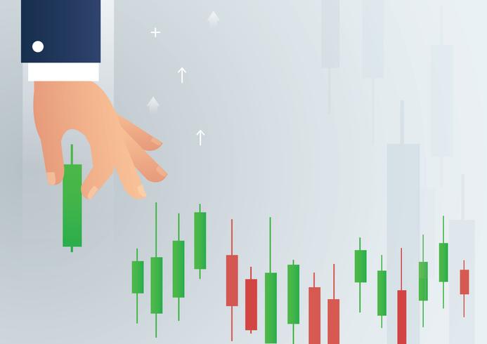 Hand Holding A Candlestick Chart Stock Market Icon Vector 693x490 Hand Holding A Candlestick Chart Stock Market Icon Vector