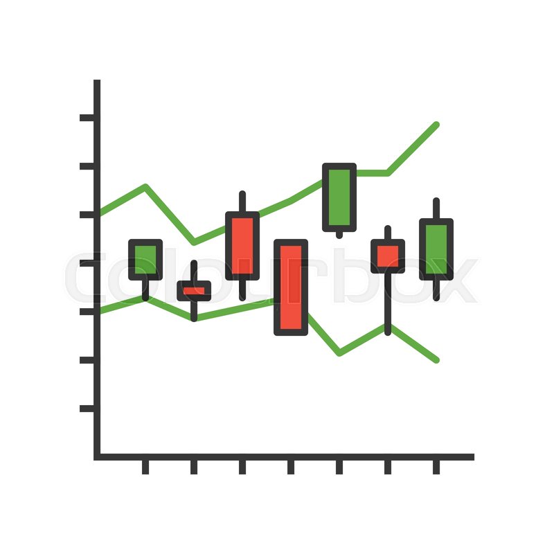Candlestick Chart, Data Report Or Stock Vector Colourbox 800x800 Candlestick Chart, Data Report Or Stock Vector Colourbox