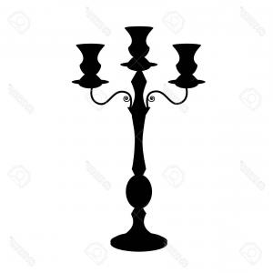300x300 Stock Illustration Black Candle Vector Icon On Studiogrfx