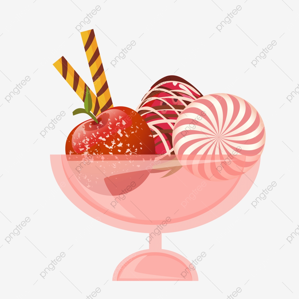 1200x1200 Candy Illustration Hand Painted Hand Drawn Candy Apple, Lollipop