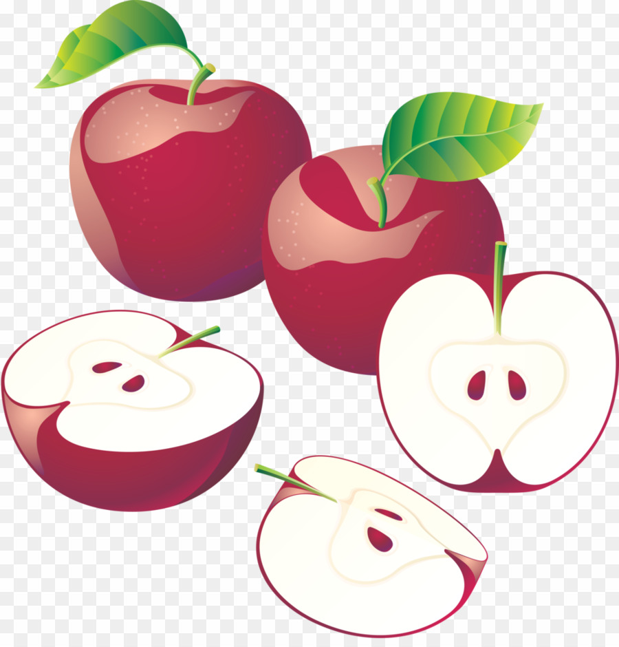 900x940 Fruit Vector Png Candy Apple Clipart Download
