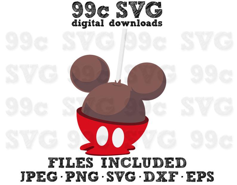 794x620 Mickey Candy Apple Snack Dxf Png Vector Cricut Etsy