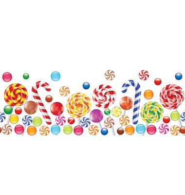 380x400 Candies Background Vector Candy Land Party Candy Background