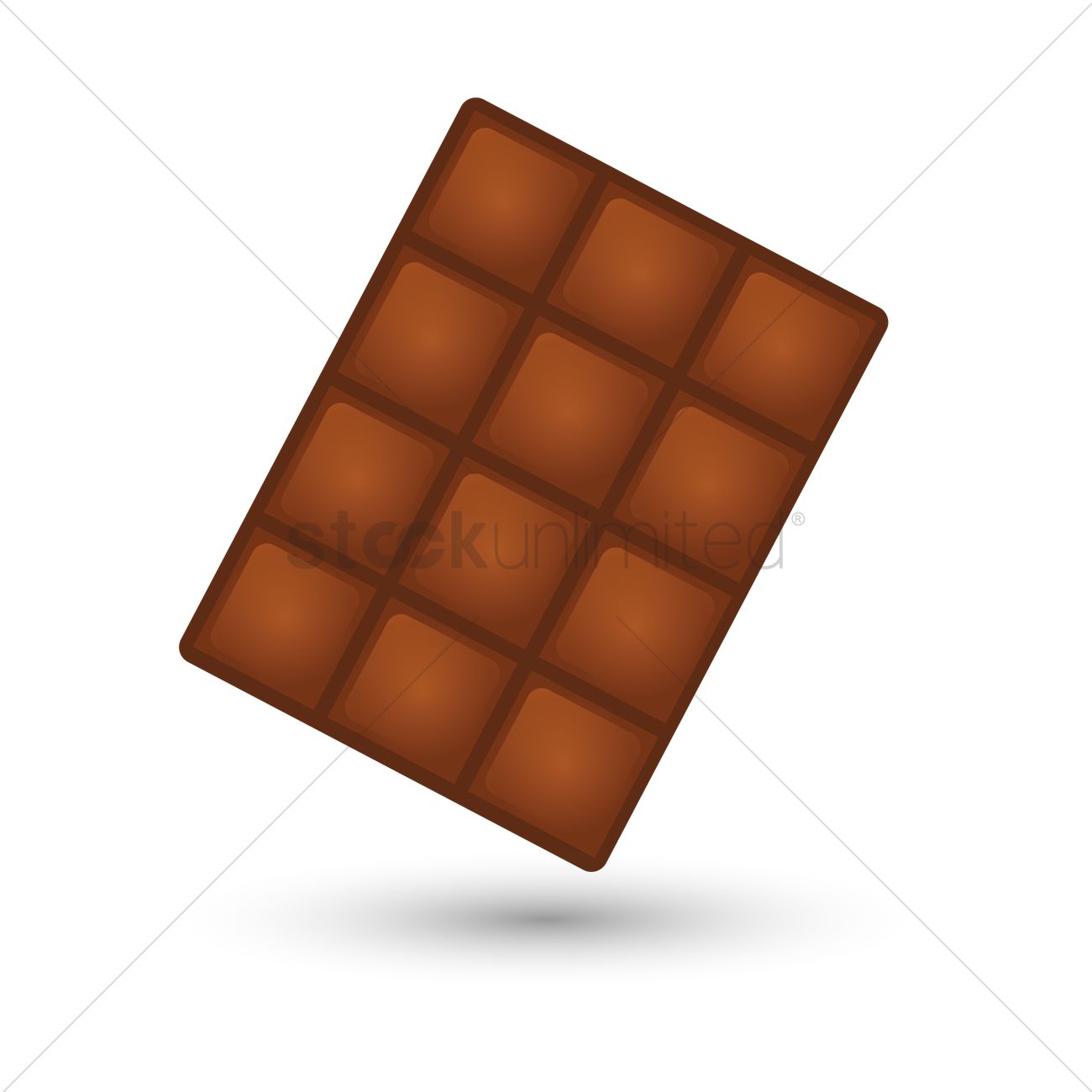 1300x1300 Chocolate Bar Vector Image