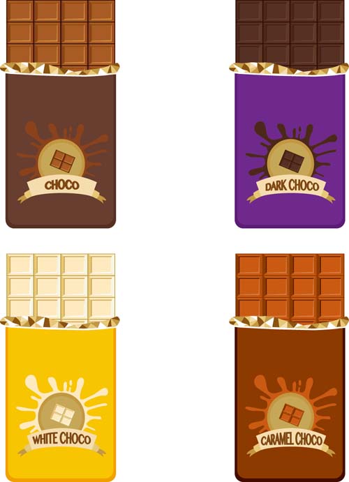500x691 Delicious Chocolate Bar Vector Design Free Download