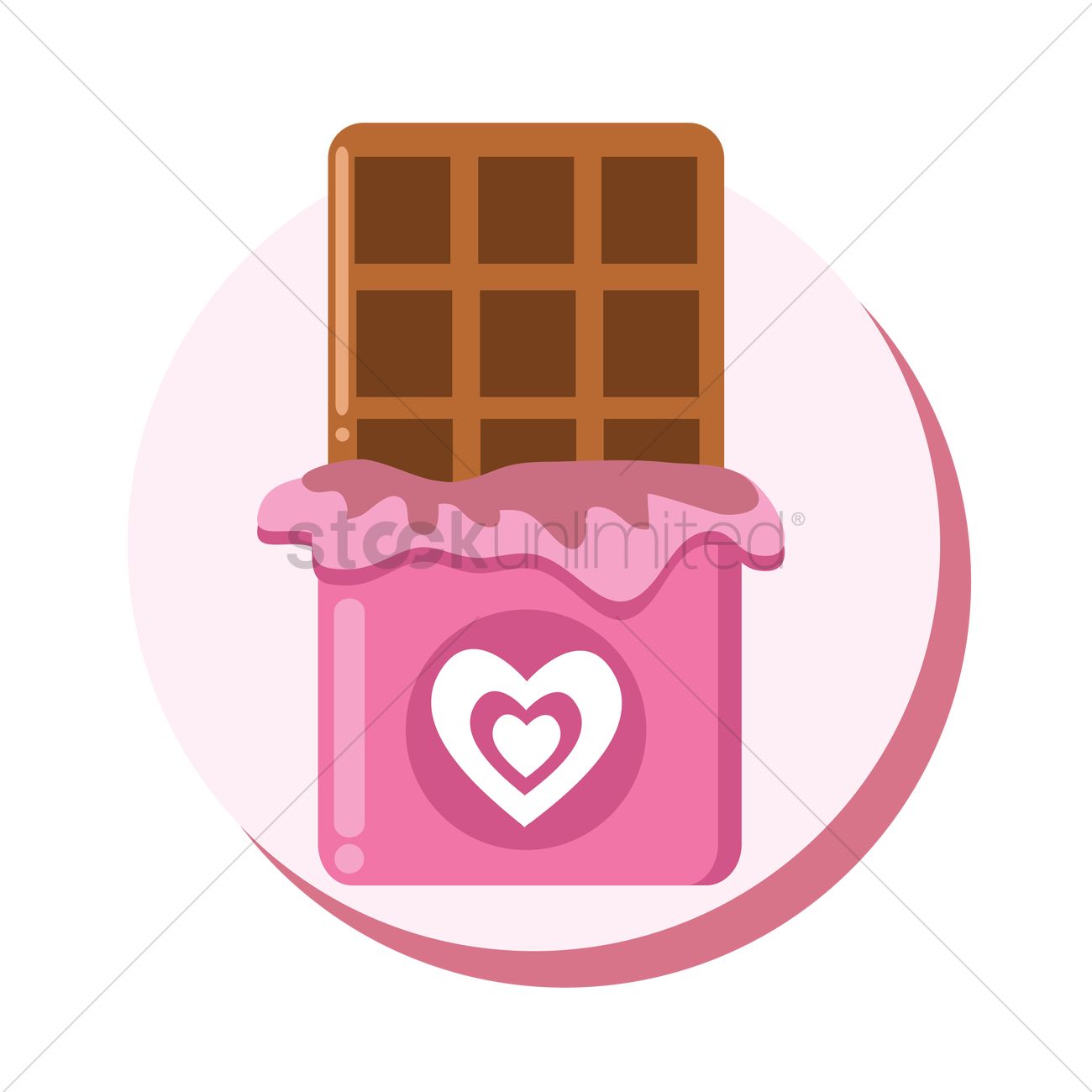 1300x1300 Free Chocolate Bar Vector Image
