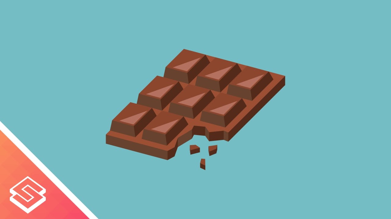 1280x720 Inkscape Tutorial Vector Chocolate Bar