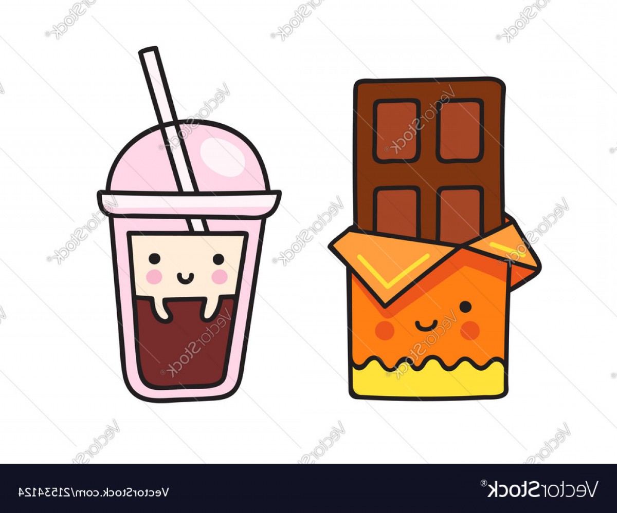 1200x999 Chocolate Bar And A Cup Of Coffee Vector Catchsplace