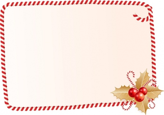526x368 Candy Cane Frame Free Vector Download
