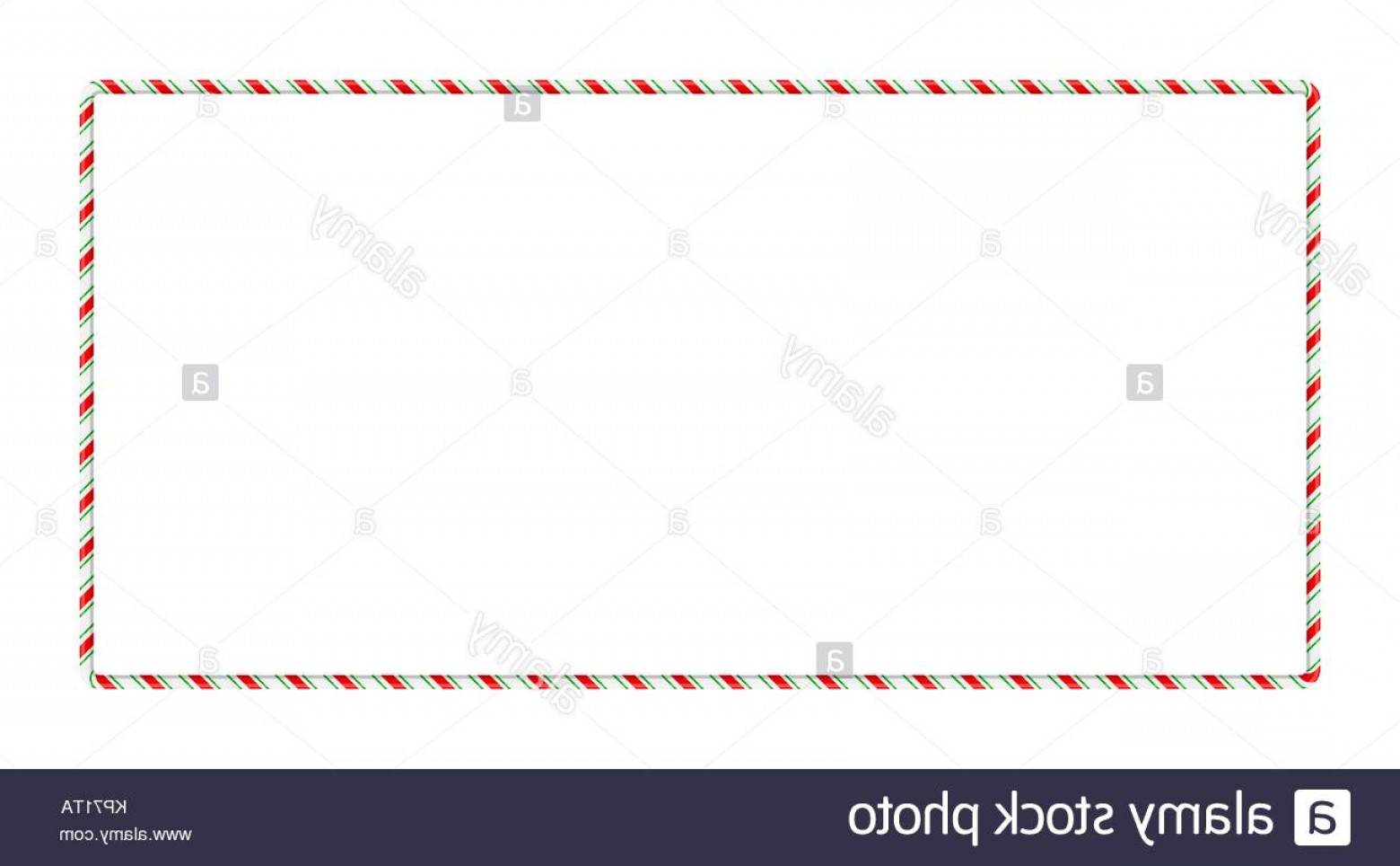 1560x964 Stock Image Candy Cane Frame Border For Christmas Design Isolated