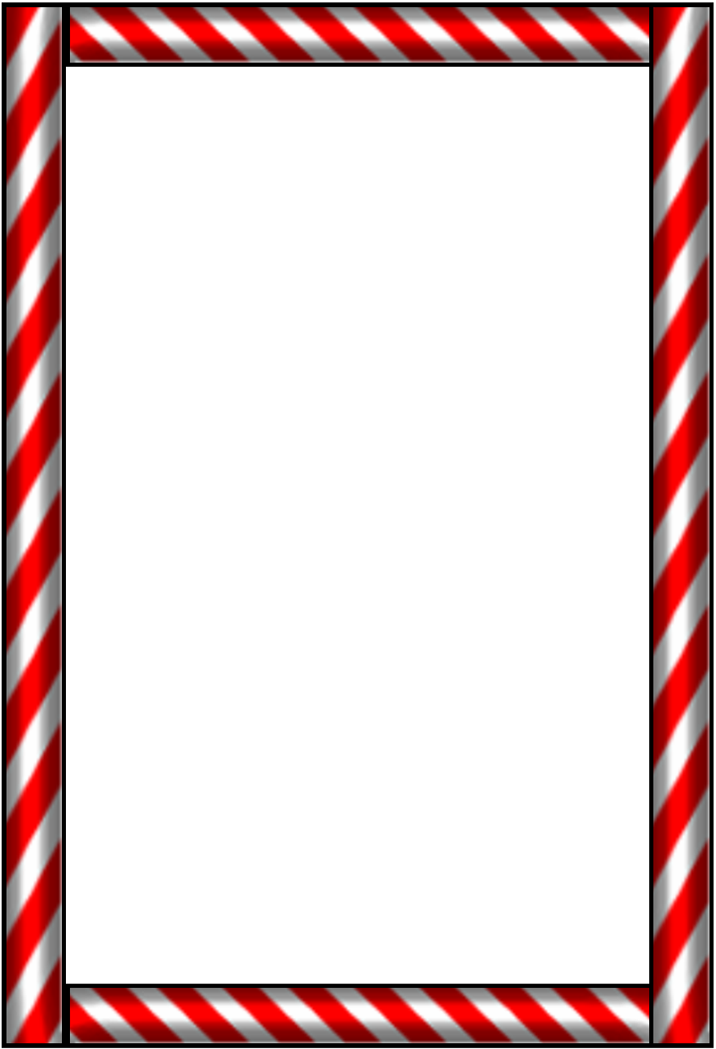 1040x1523 Candy Cane Clip Art Borders