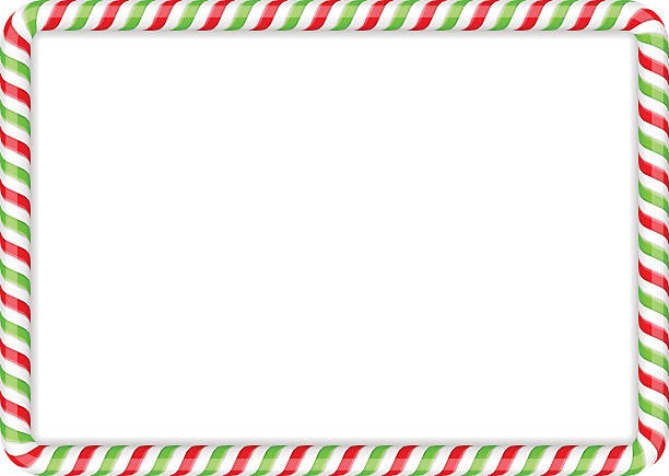 Candy Cane Border Vector at Vectorified.com | Collection of Candy Cane ...