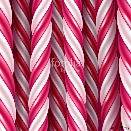 500x500 Candy Cane Background Seamless Horizontal Pattern Vector