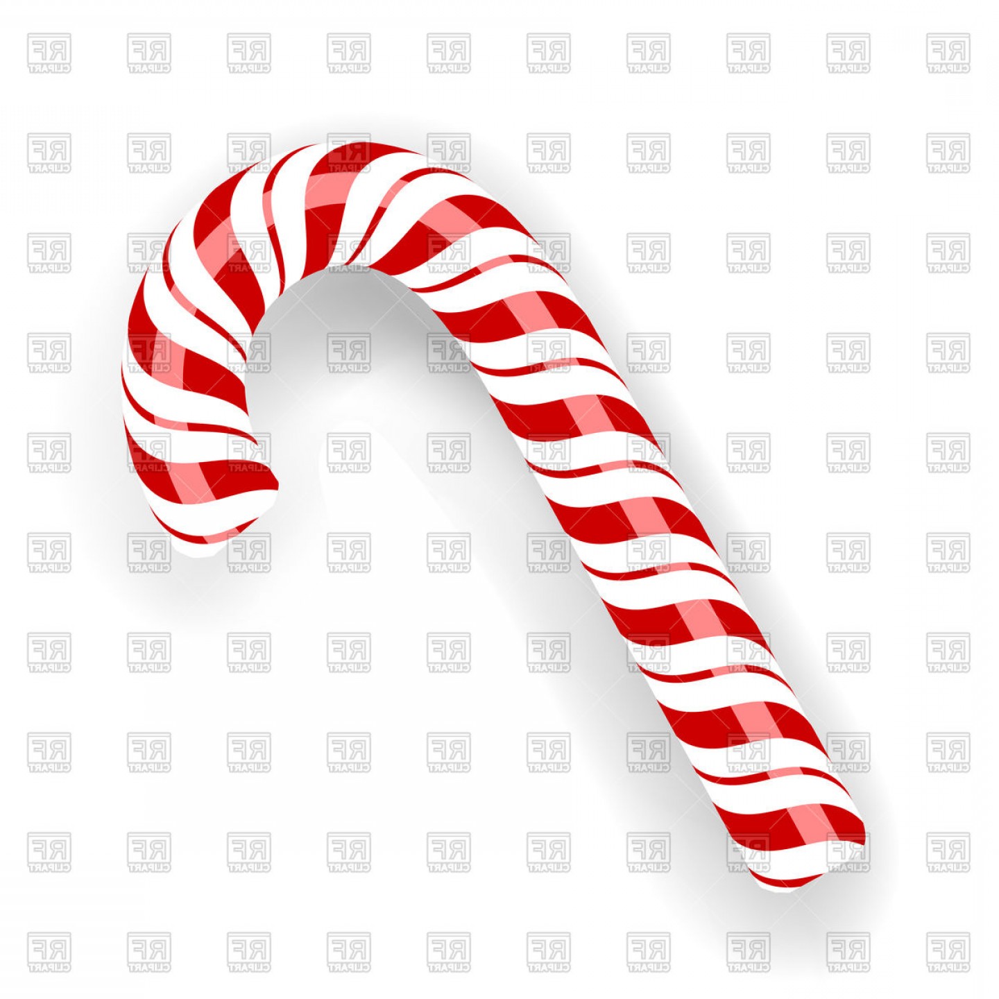 1440x1440 Christmas Candy Cane Vector Clipart Soidergi