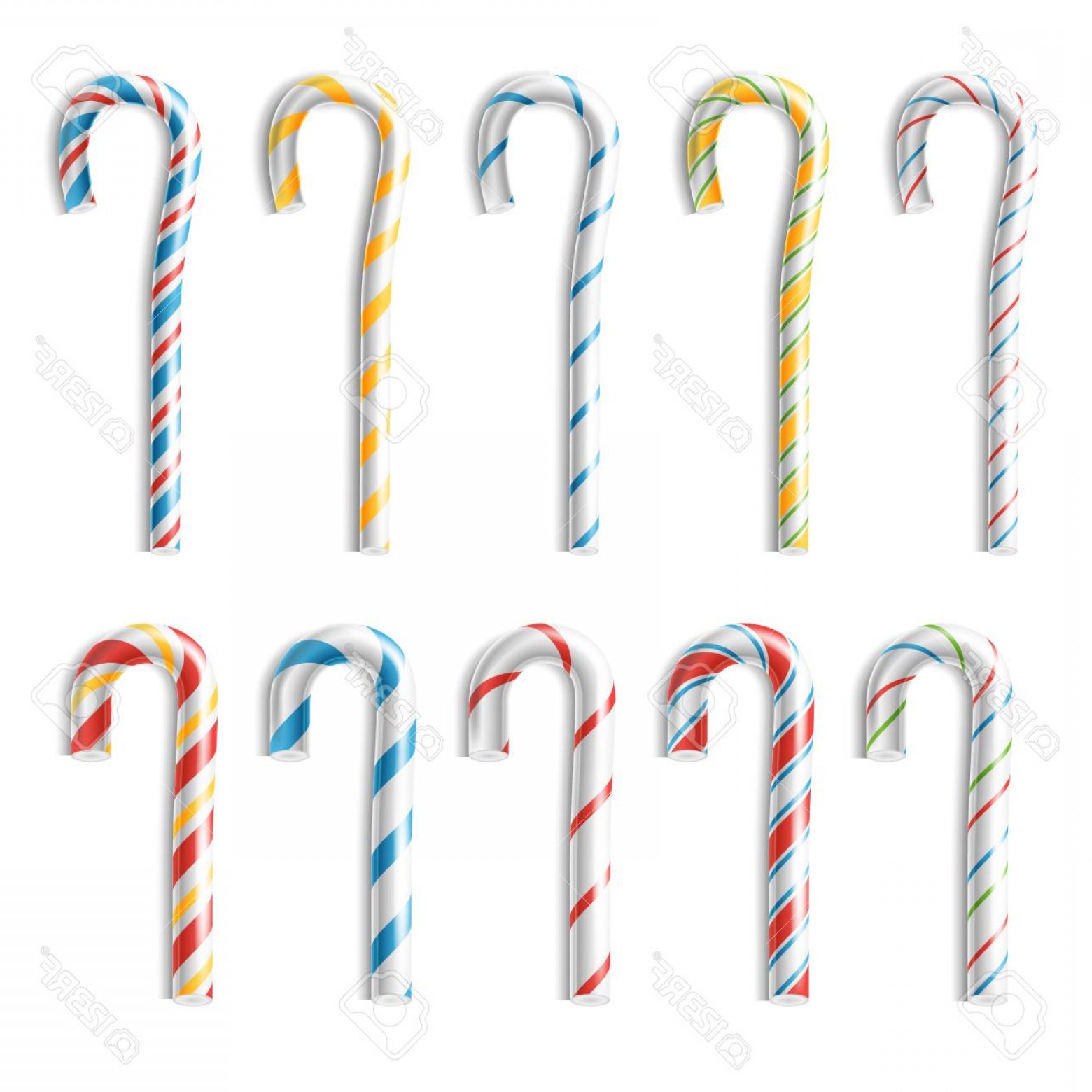 1560x1560 Candy Cane Vector Art Studiogrfx