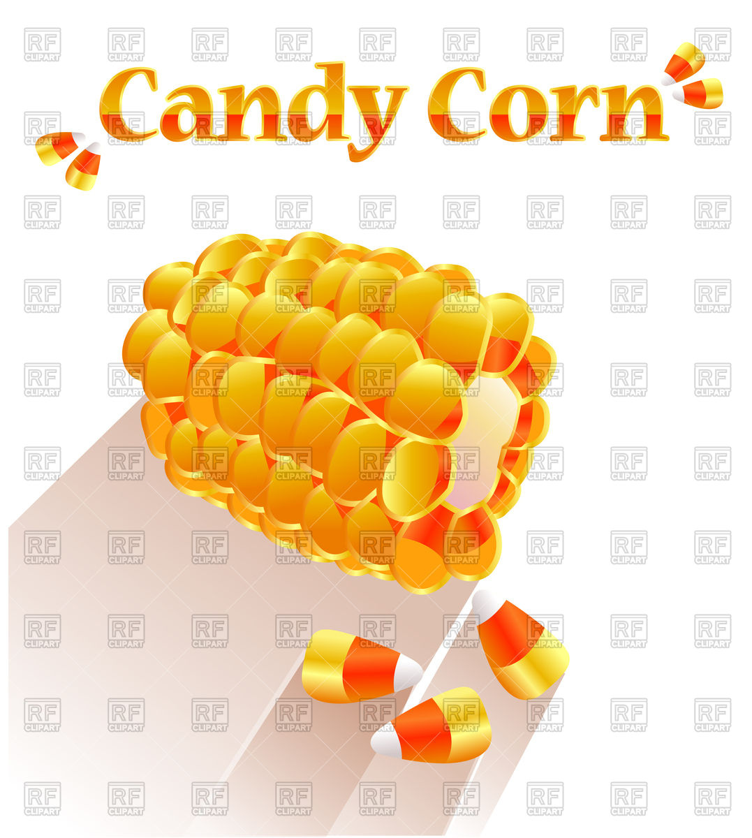 1077x1200 Candy Sorn Poster With Corn Vector Image Of Food And Beverages