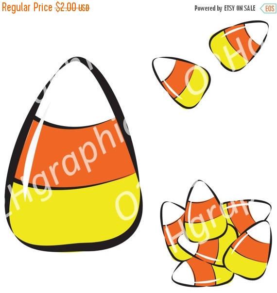 570x604 Nov Sale Candy Corn Vector Clipart Scrapbooking Graphic Etsy