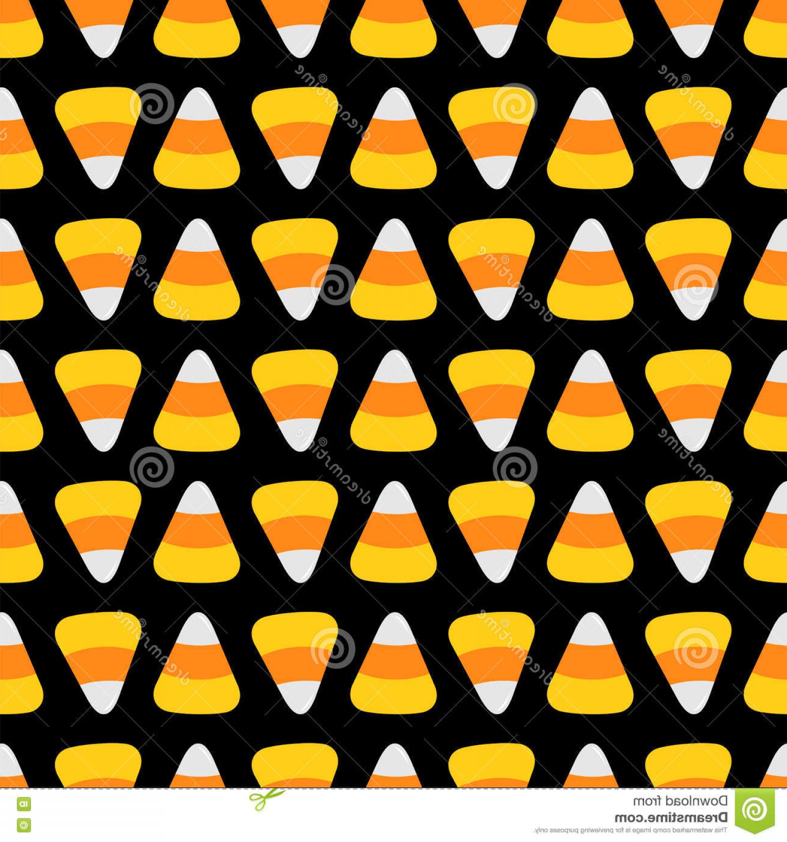 1560x1668 Stock Illustration Candy Corn Food Line Happy Halloween Seamless