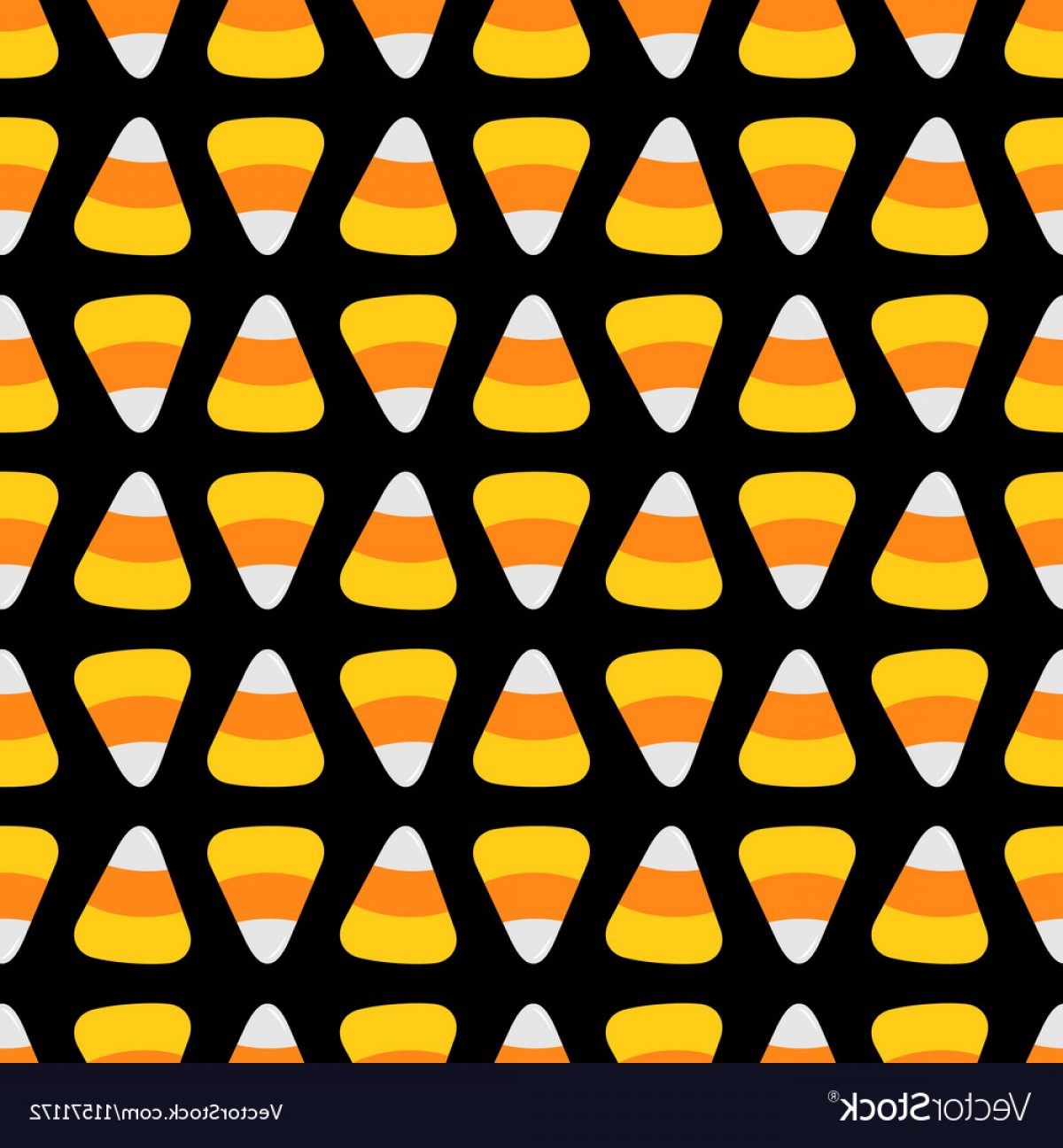 1200x1296 Candy Corn Happy Halloween Seamless Pattern Black Vector Soidergi