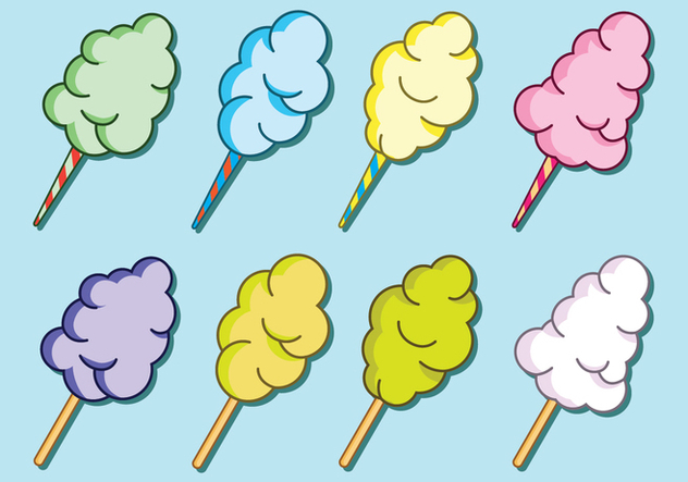 632x443 Candy Floss Vector Icons Set Free Vector Download Cannypic