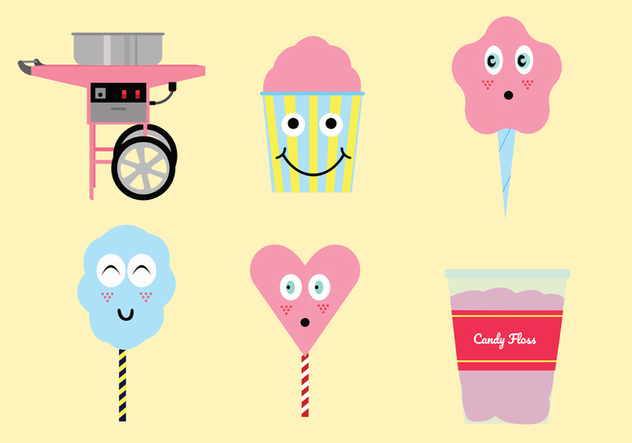 632x443 Candy Floss Vector Pack Free Vector Download Cannypic